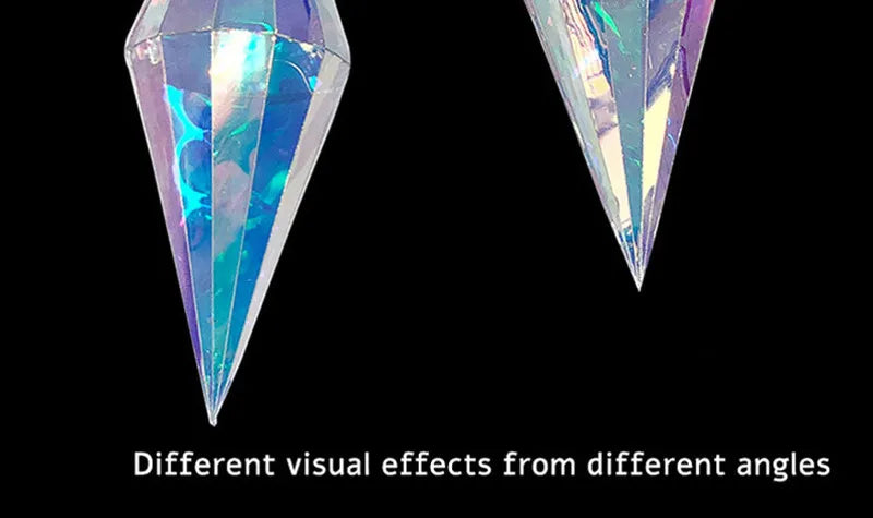 20Pcs Wedding Decoration Ceiling Centerpieces Fancy Diamond Pendant Party DIY Magic Cone Ornament Window Shopping Mall Hanging