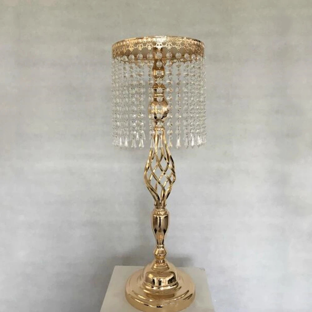 Golden Wedding/ Table Centerpiece 70 CM Tall 25 CM Diameter, Wedding/ Hotel/ Home Decor road leads