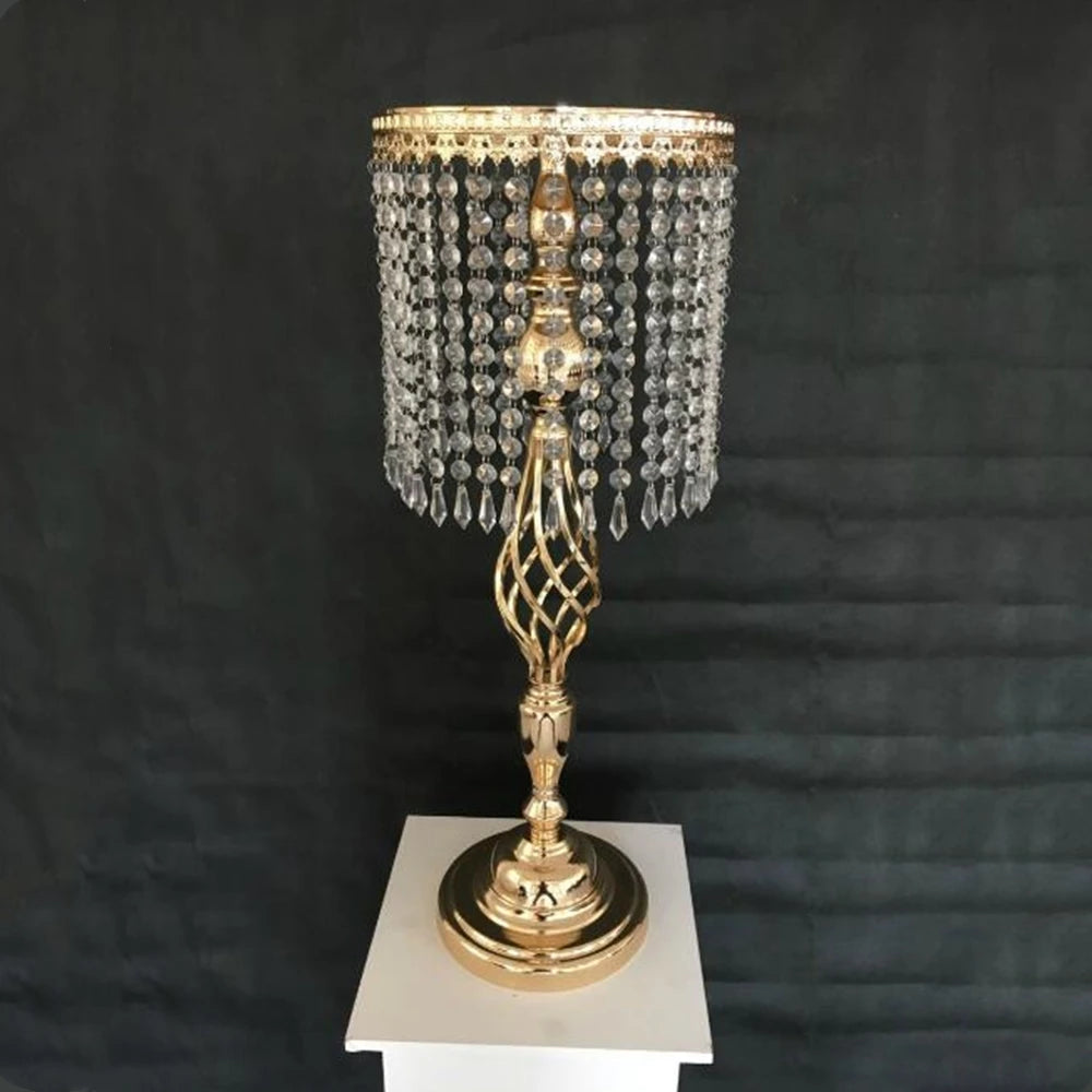 Golden Wedding/ Table Centerpiece 70 CM Tall 25 CM Diameter, Wedding/ Hotel/ Home Decor road leads