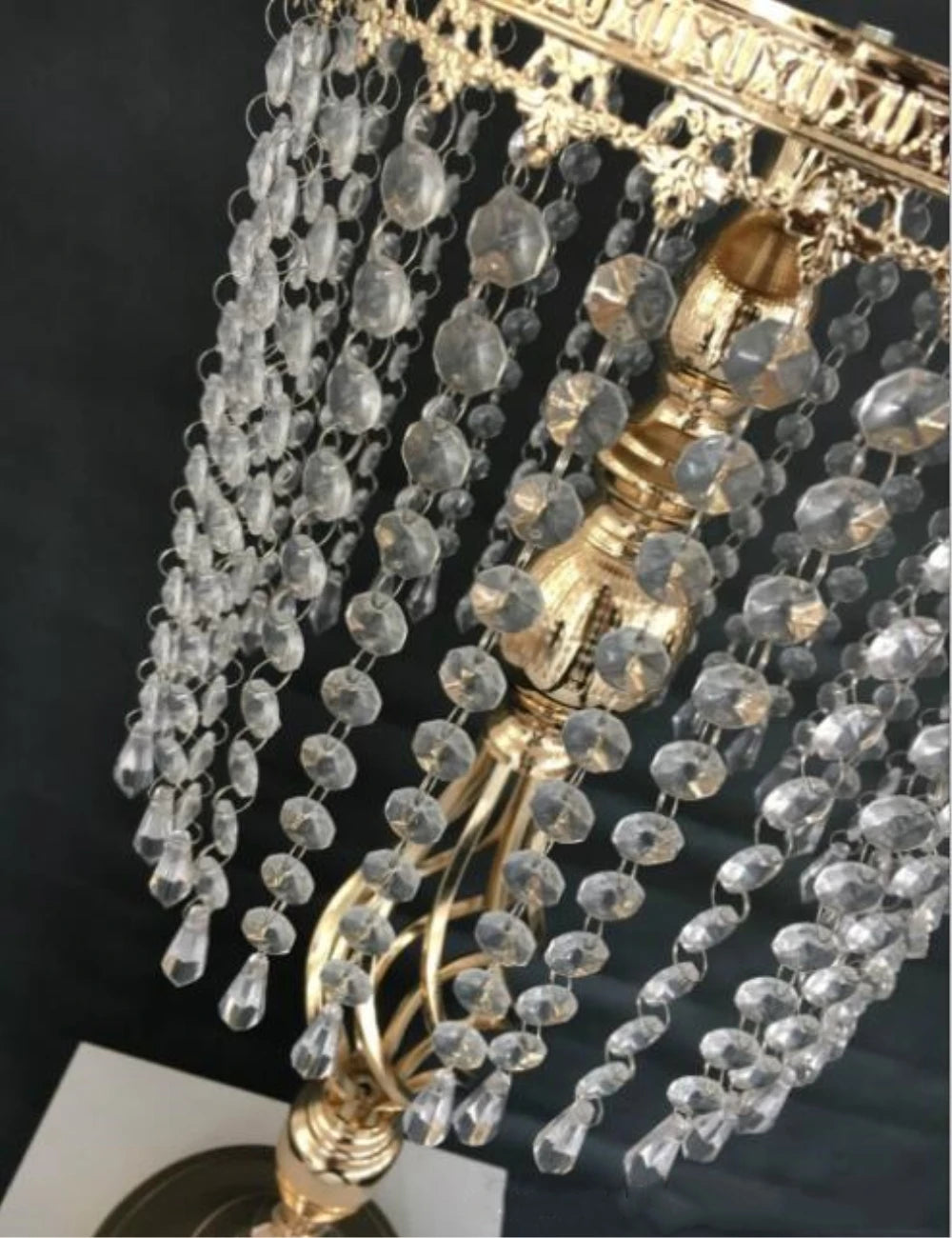 Golden Wedding/ Table Centerpiece 70 CM Tall 25 CM Diameter, Wedding/ Hotel/ Home Decor road leads