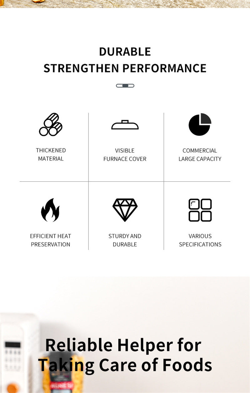 4 Pack Chafing Dish Buffet Set Stainless Steel Chafer w/2 Full Size Pan Round Catering Warmer Server for Party Outdoor picnic