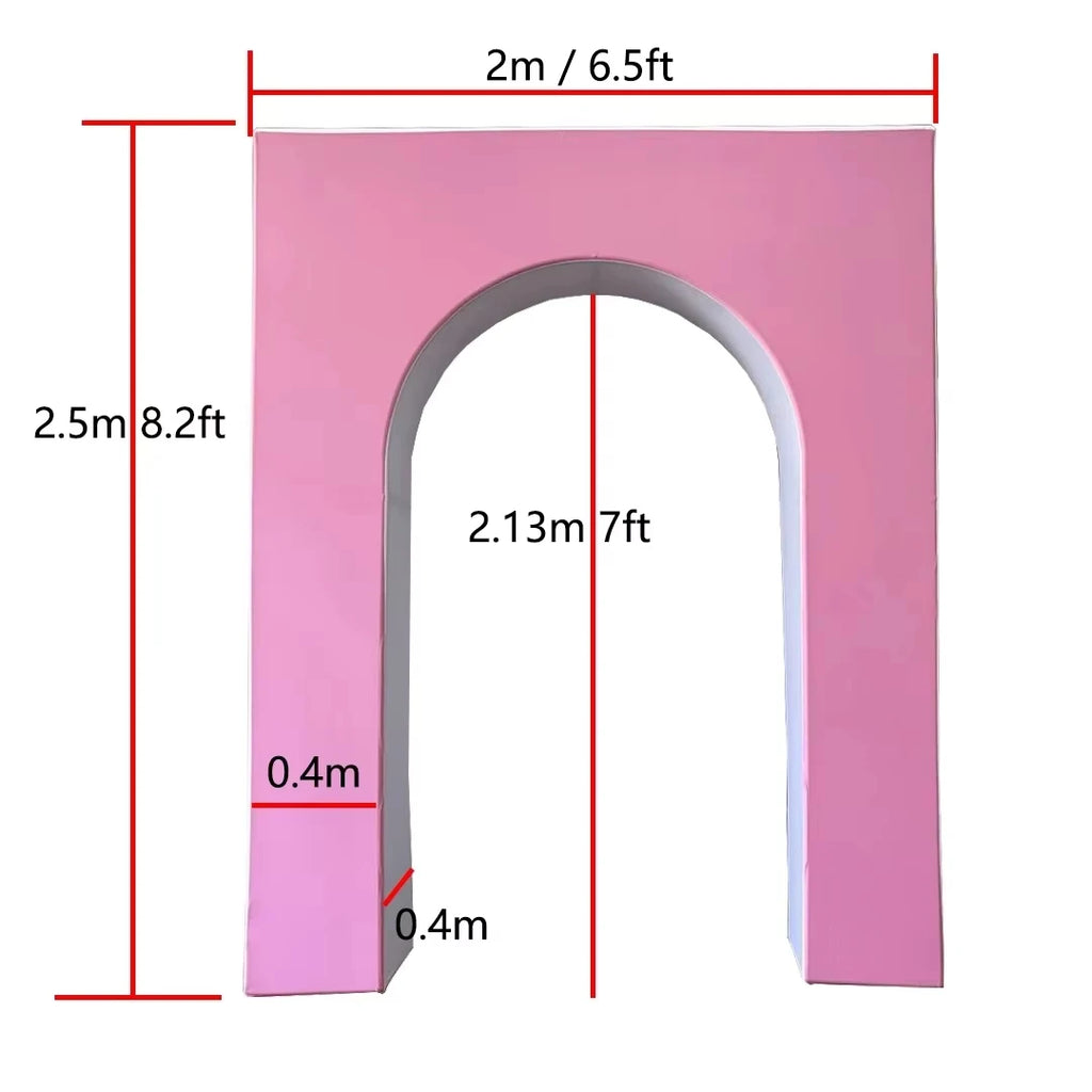 Wedding Arch Backdrop Stand Cover 3D Flower Door Frame Arch for Wedding Birthday Party Photo Booth Custom Cover