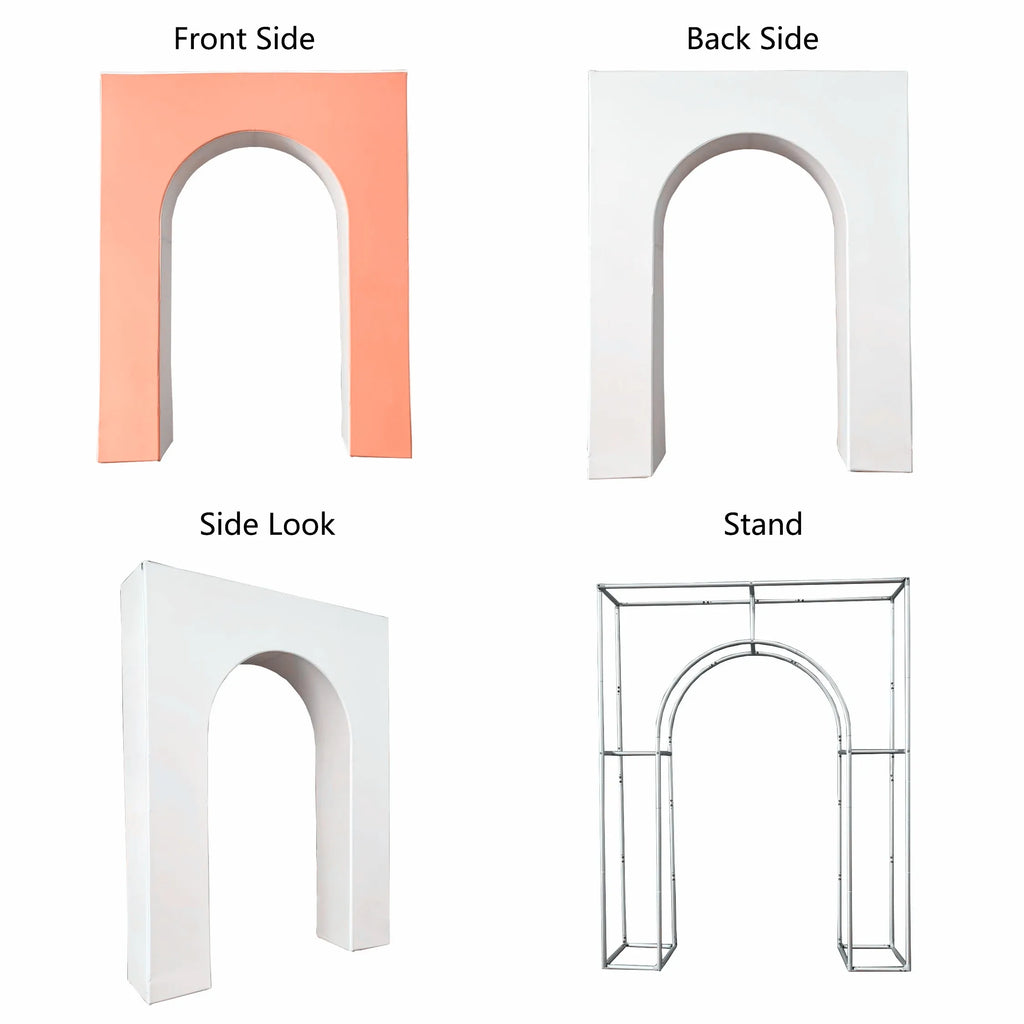 Wedding Arch Backdrop Stand Cover 3D Flower Door Frame Arch for Wedding Birthday Party Photo Booth Custom Cover