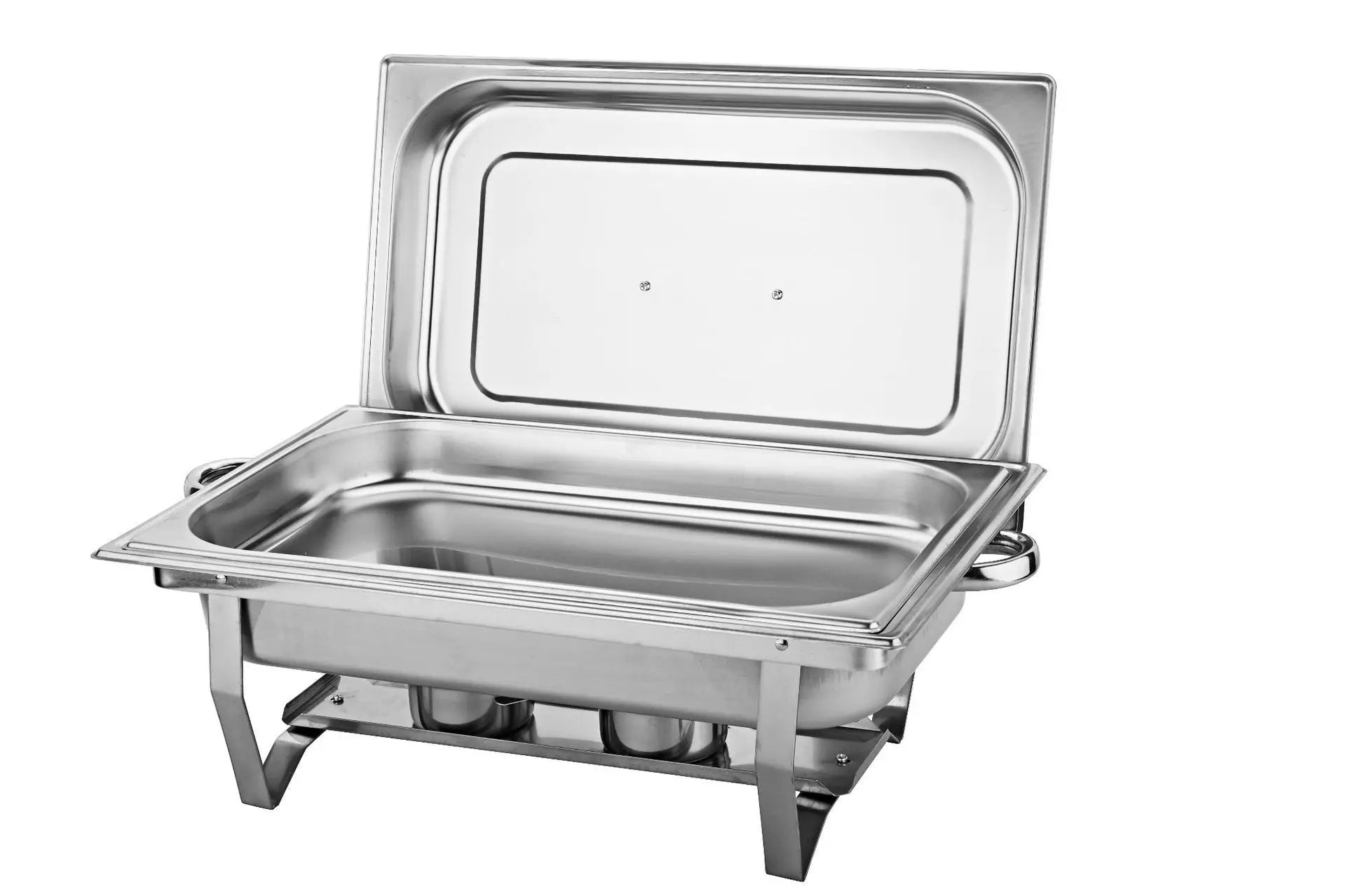 Portable Buffet Chafing Dish, Food Grade SS 1/2/3 Compartment, Alcohol Burner for Outdoor Party,Commercial for Hotel Restaurant
