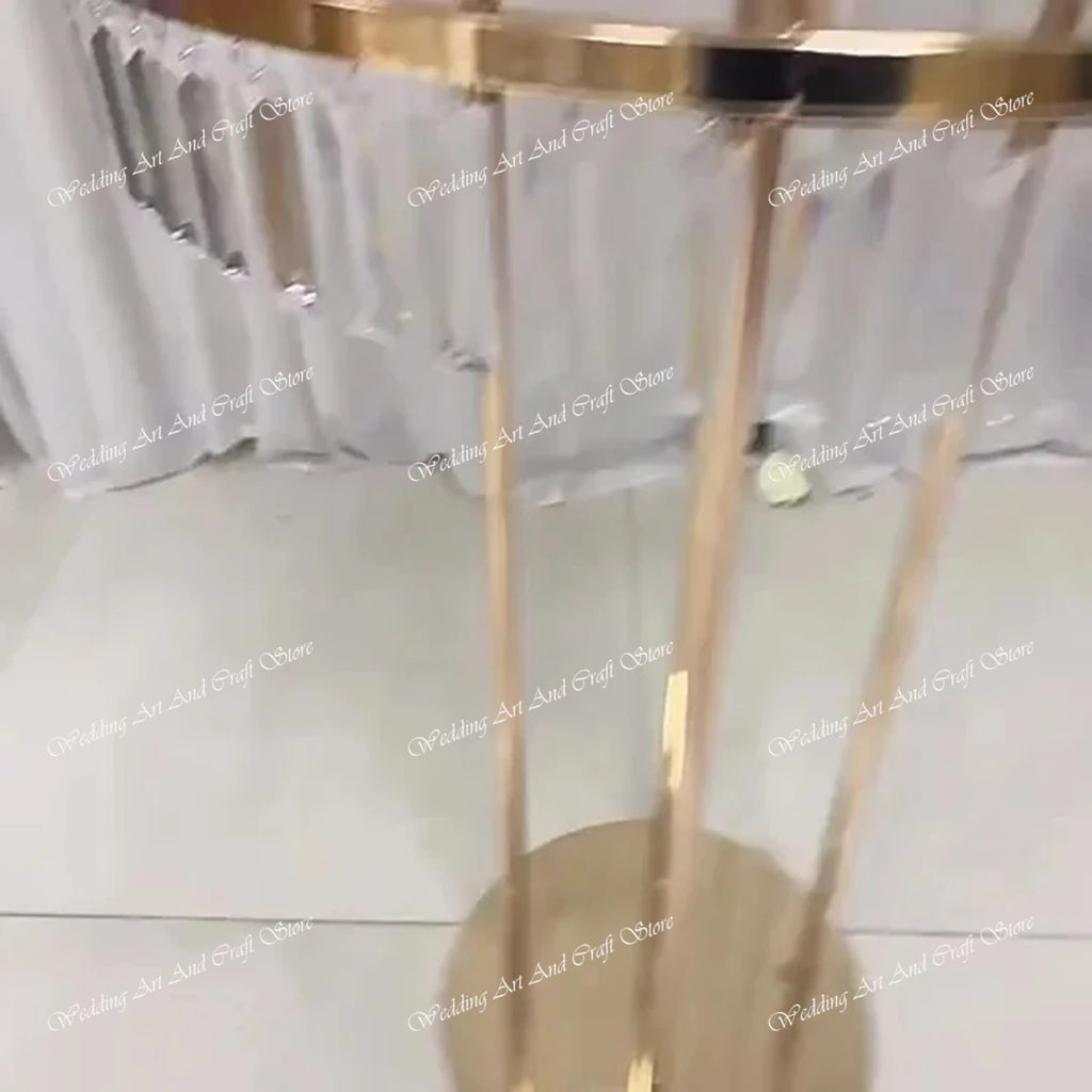 8pcs Acrylic Crystal LED Centerpieces for Wedding, Flower Stand, Light-up Table, Light-up Table, Wedding Event, 1691