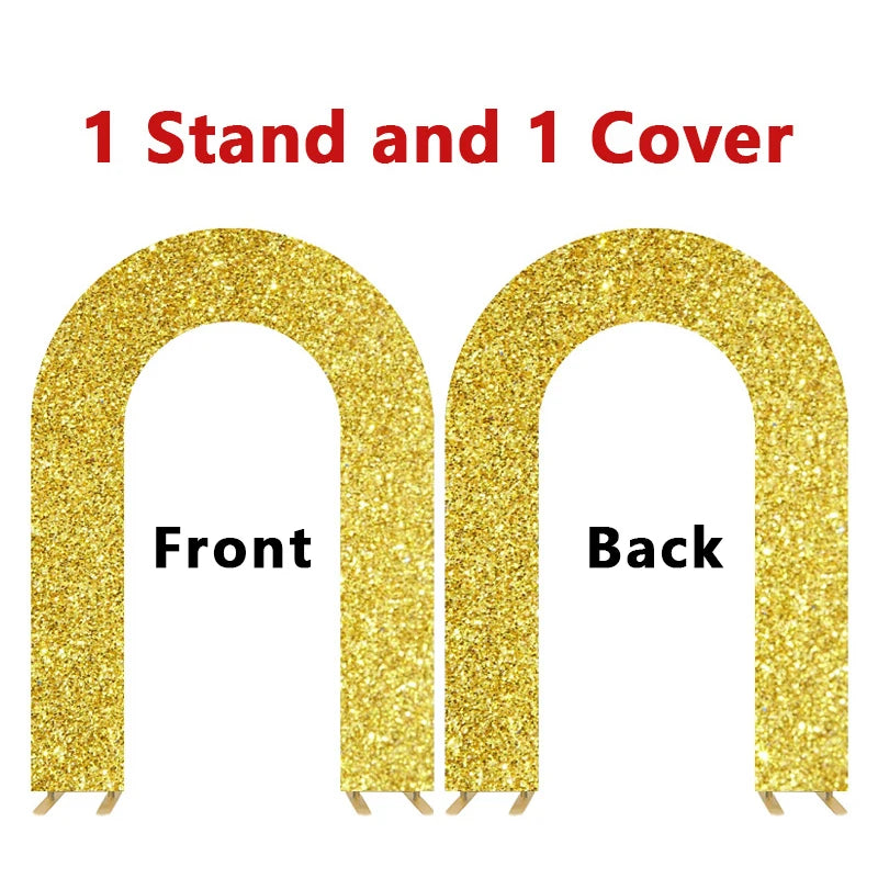 Open Arch Backdrop Frames, Double Arch Frames, Customizable Covers for Weddings, Birthday Parties, Baby Showers, Photo Booths