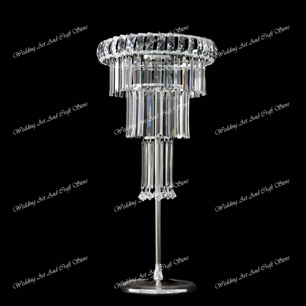 8pcs Acrylic Crystal LED Centerpieces for Wedding, Flower Stand, Light-up Table, Light-up Table, Wedding Event, 1691