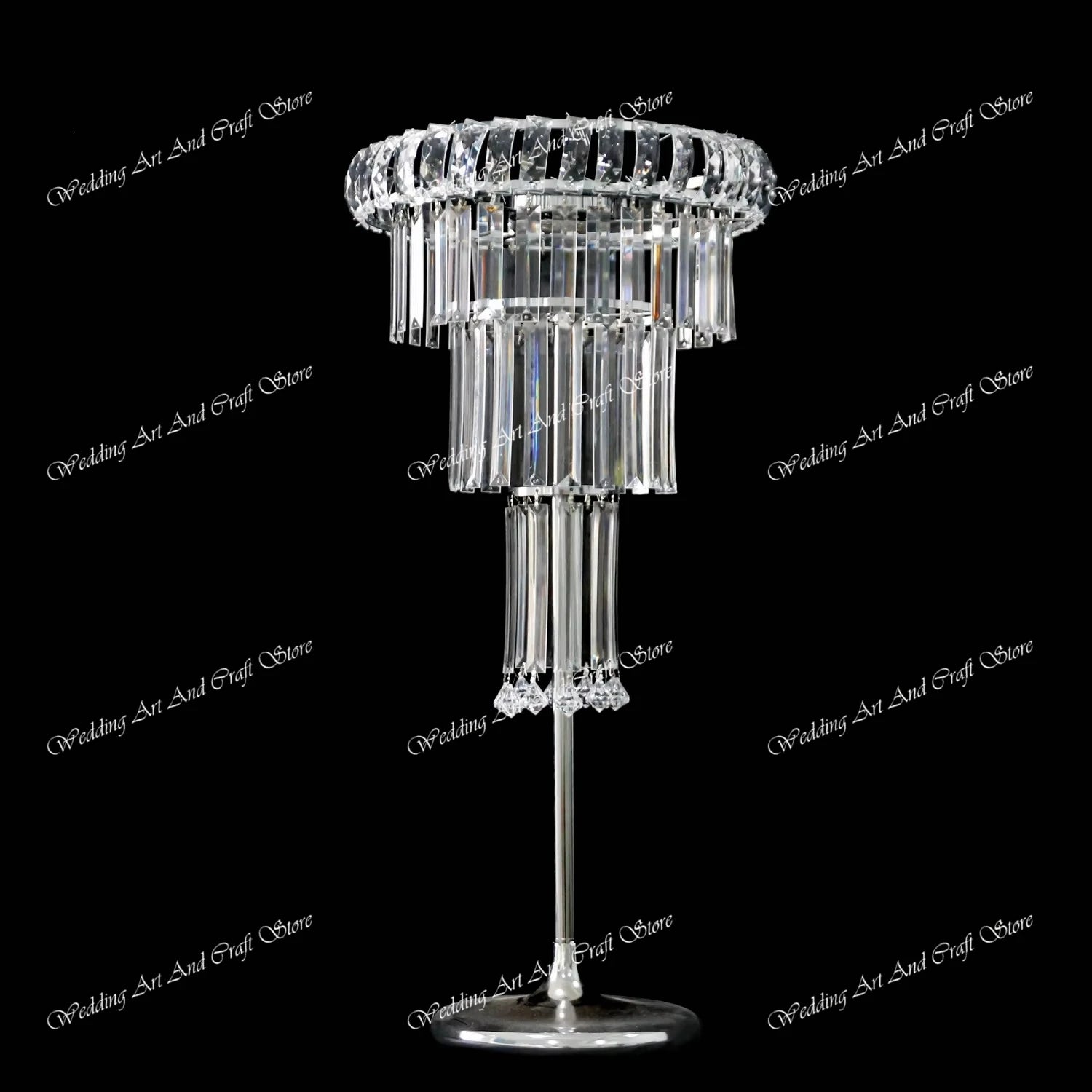 8pcs Acrylic Crystal LED Centerpieces for Wedding, Flower Stand, Light-up Table, Light-up Table, Wedding Event, 1691