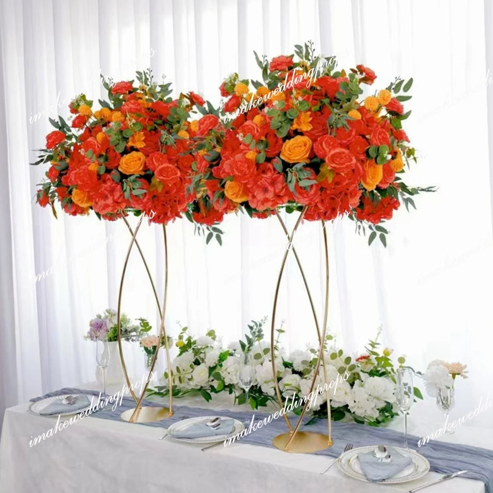 10pcs)50cm-100cm) Table Top Chandelier Centerpieces metal Candle Centerpieces for Wedding Table Decoration and Centerpiece