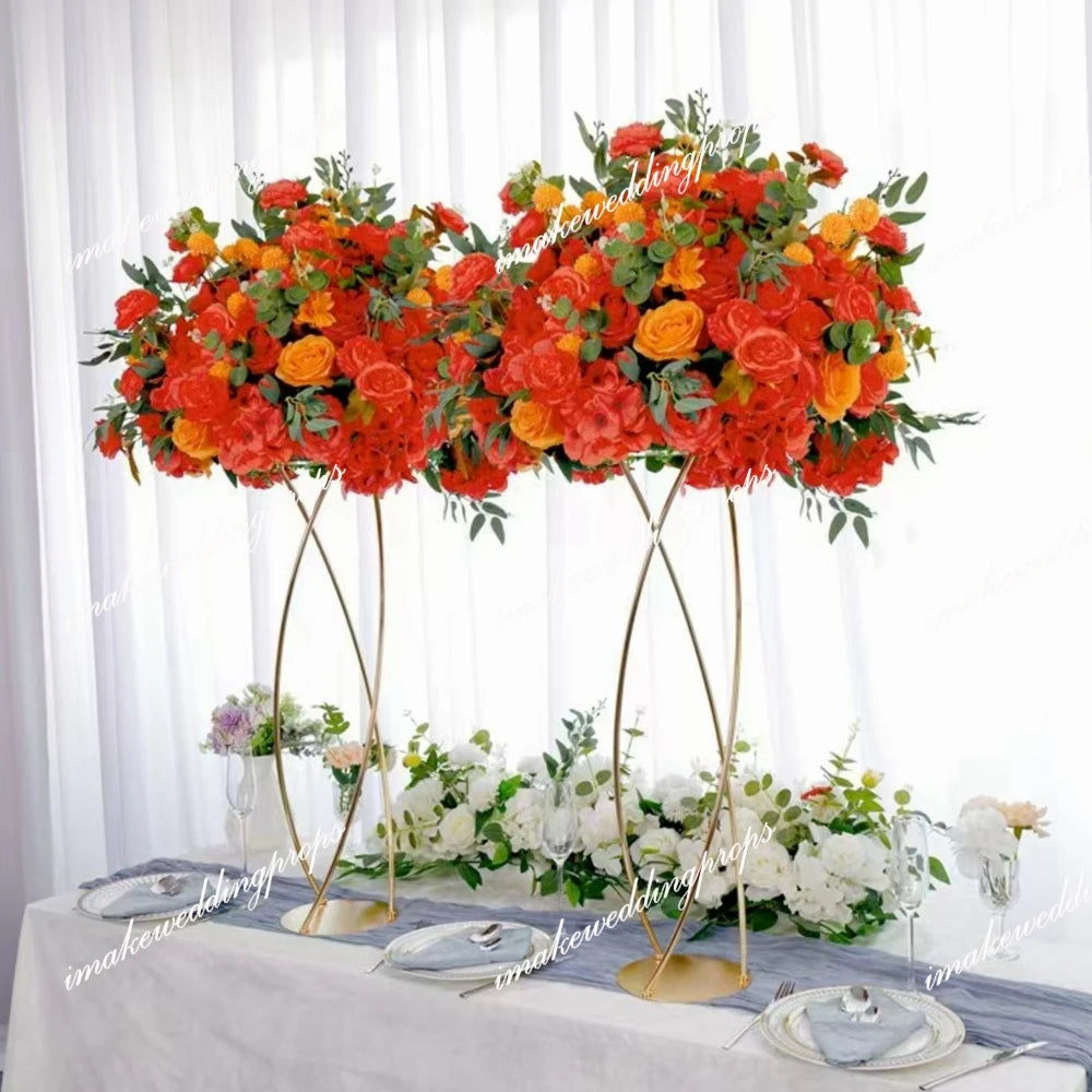 10pcs)50cm-100cm) Table Top Chandelier Centerpieces metal Candle Centerpieces for Wedding Table Decoration and Centerpiece