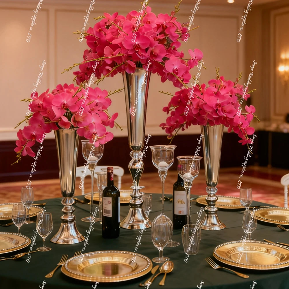 10pcs)40-100cm)f30 Black Wedding Aisle Candelabra Wedding Centerpieces Stand for Wedding Event Party Background Decoration