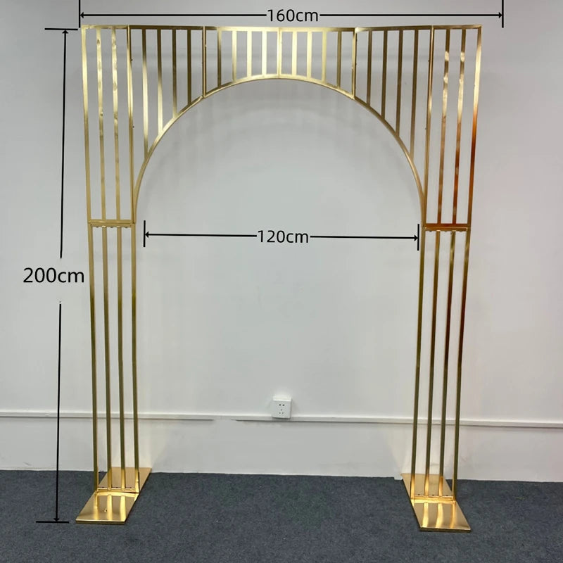 Wedding Arch Set Background Decoration Flower Stand Birthday Party Outdoor Balloon Arch Decoration Irregular Shape Stand