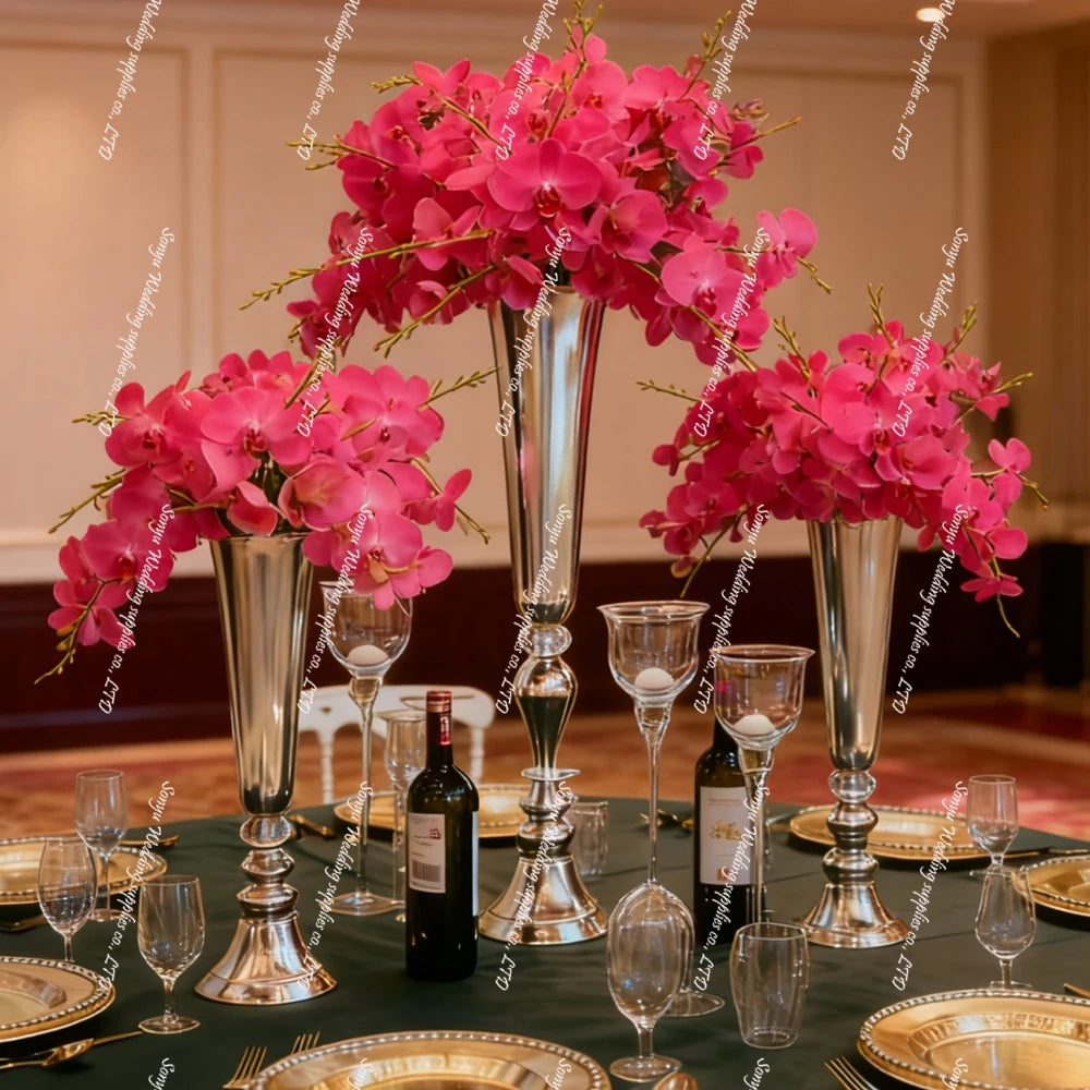 10pcs)40-100cm)f30 Black Wedding Aisle Candelabra Wedding Centerpieces Stand for Wedding Event Party Background Decoration