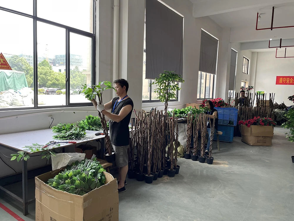 Cherry Blossom Trees Wedding Table Tree Centerpieces Artificial Bougainvillea Tree For Decoration