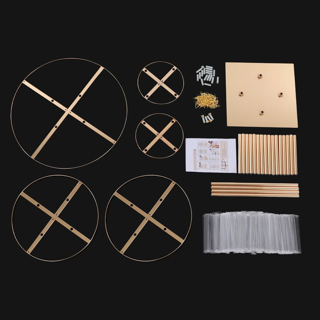 1/2/4/10 PCS Flower Stand For Wedding Centerpieces   5-Layer Crystal  Rack