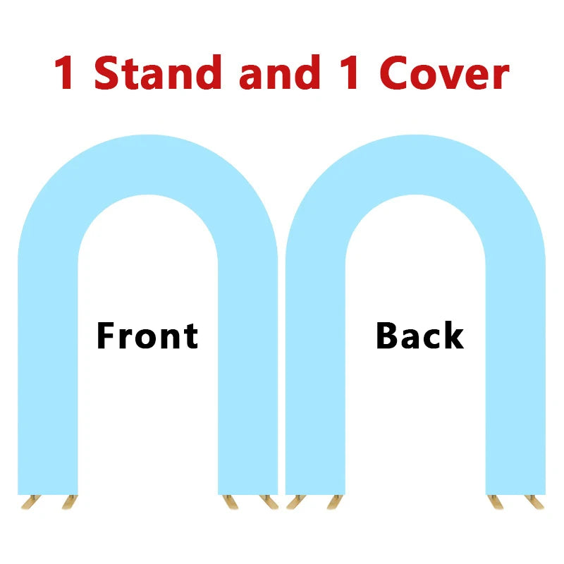 Open Arch Backdrop Frames, Double Arch Frames, Customizable Covers for Weddings, Birthday Parties, Baby Showers, Photo Booths