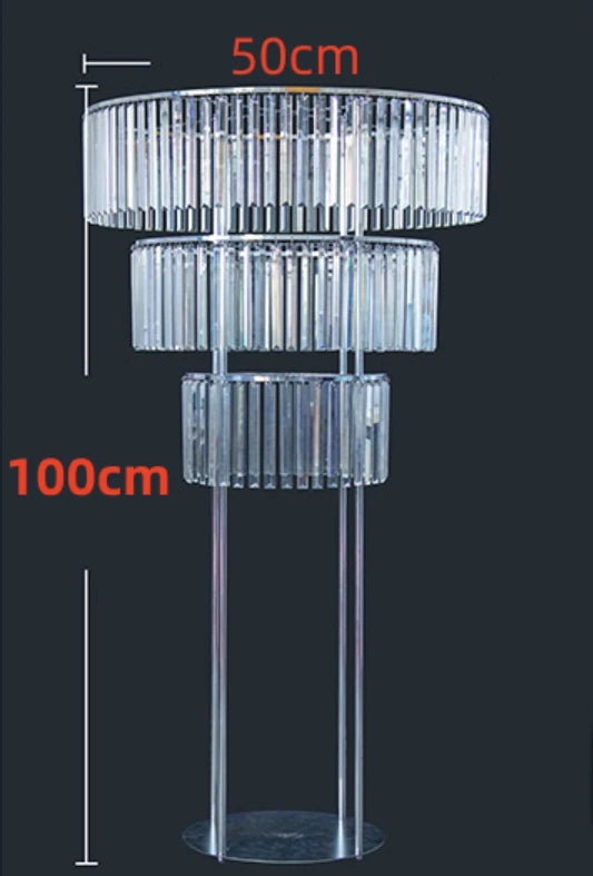 8pcs Acrylic Crystal LED Centerpieces for Wedding, Flower Stand, Light-up Table, Light-up Table, Wedding Event, 1691