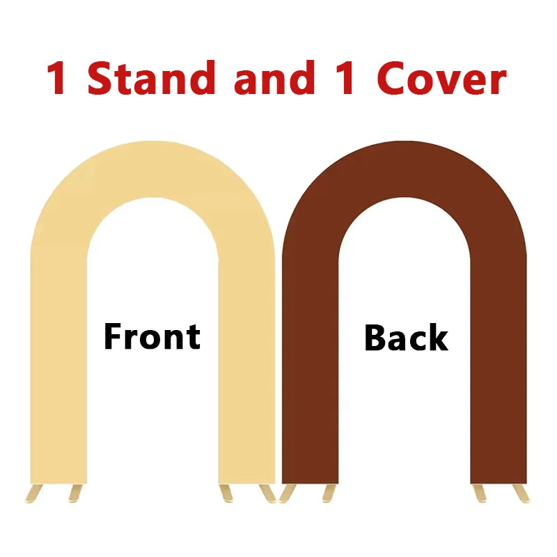 Open Arch Backdrop Frames, Double Arch Frames, Customizable Covers for Weddings, Birthday Parties, Baby Showers, Photo Booths