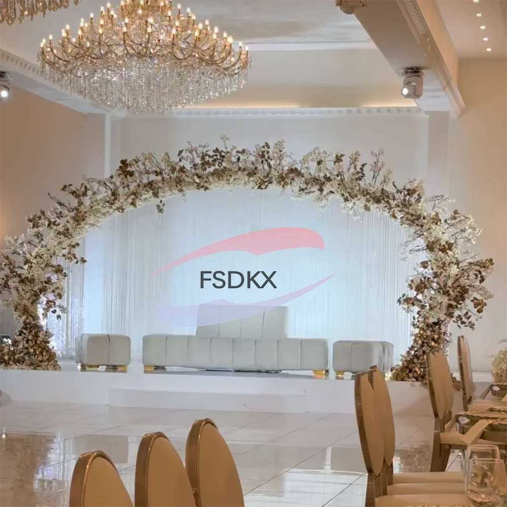 Wedding Arch Stand Backdrop metal deco weddingFrame Gold party Arch for Wedding Flower Arch for Wedding