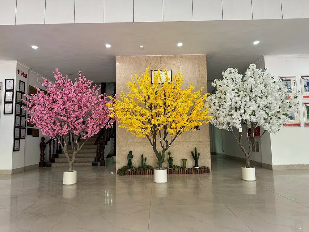 Cherry Blossom Trees Wedding Table Tree Centerpieces Artificial Bougainvillea Tree For Decoration