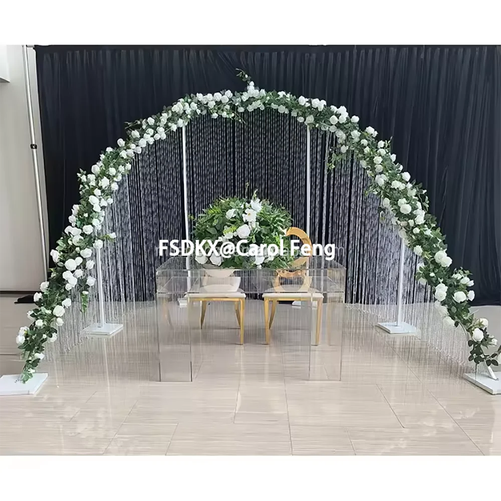 Wedding Arch Stand Backdrop metal deco weddingFrame Gold party Arch for Wedding Flower Arch for Wedding