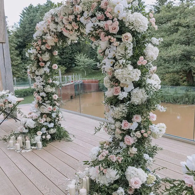Wedding Arch Flower Frame Stand Balloon Arch Support Wedding Party Supplies Outdoor Lawn Decor Baby Shower Birthday Backdrop