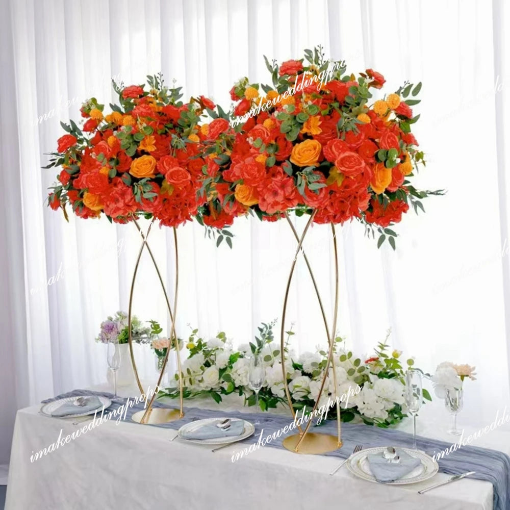 10pcs)50cm-100cm) Table Top Chandelier Centerpieces metal Candle Centerpieces for Wedding Table Decoration and Centerpiece