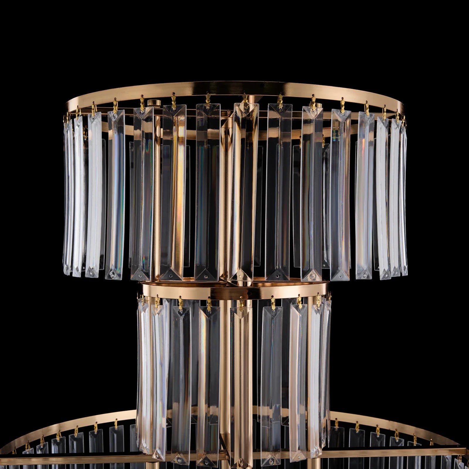 1/2/4/10 PCS Flower Stand For Wedding Centerpieces   5-Layer Crystal  Rack