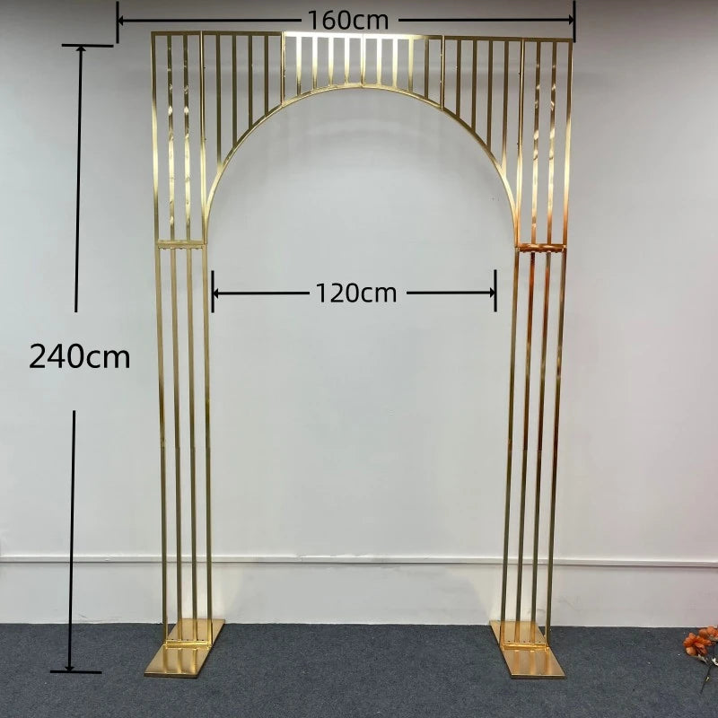 Wedding Arch Set Background Decoration Flower Stand Birthday Party Outdoor Balloon Arch Decoration Irregular Shape Stand