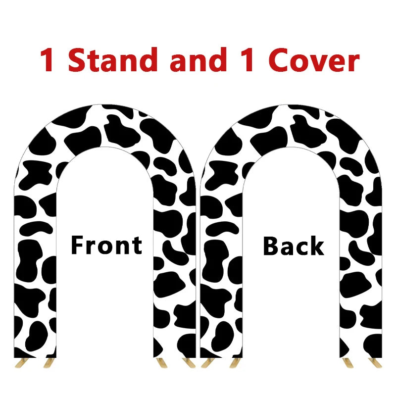 Open Arch Backdrop Frames, Double Arch Frames, Customizable Covers for Weddings, Birthday Parties, Baby Showers, Photo Booths