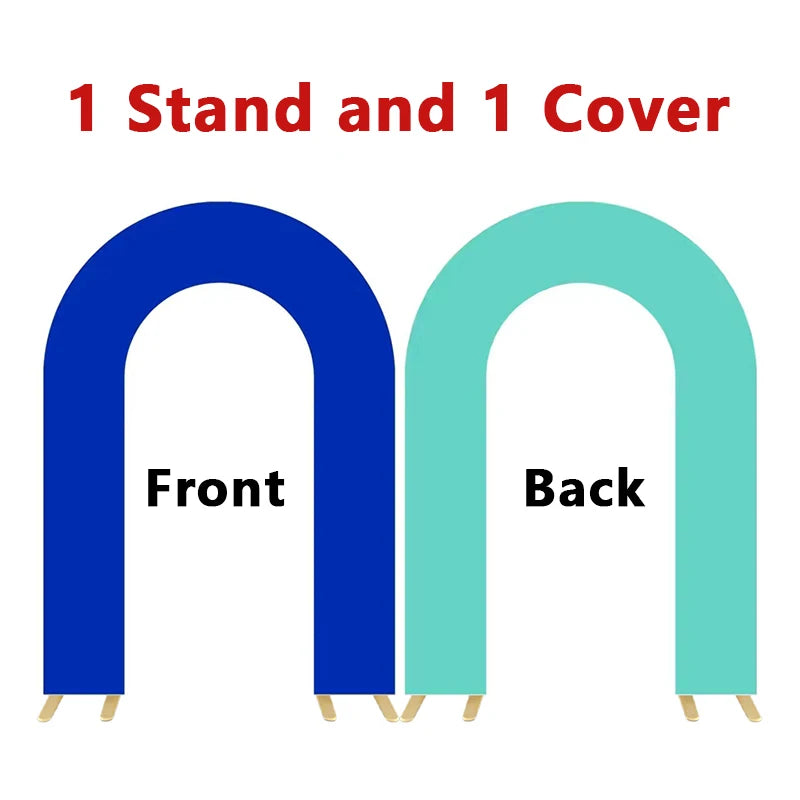 Open Arch Backdrop Frames, Double Arch Frames, Customizable Covers for Weddings, Birthday Parties, Baby Showers, Photo Booths