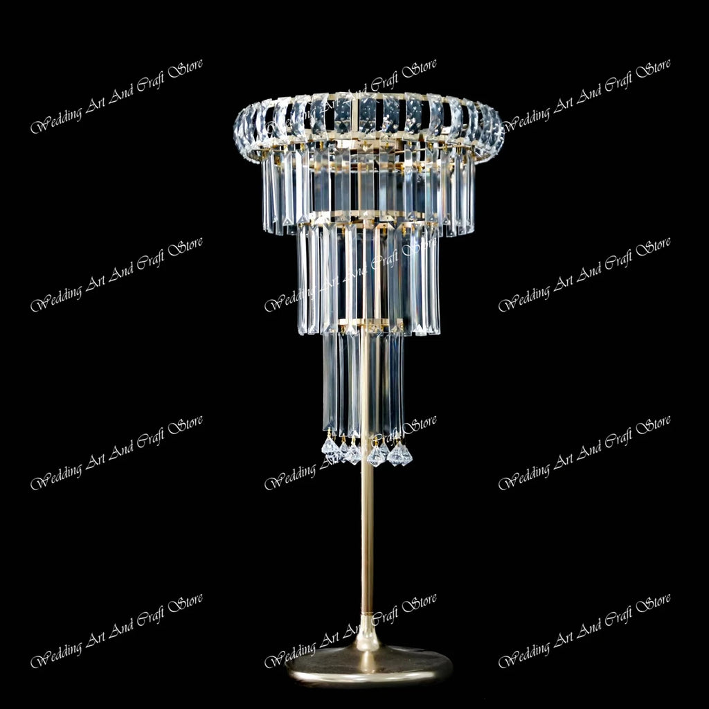 8pcs Acrylic Crystal LED Centerpieces for Wedding, Flower Stand, Light-up Table, Light-up Table, Wedding Event, 1691