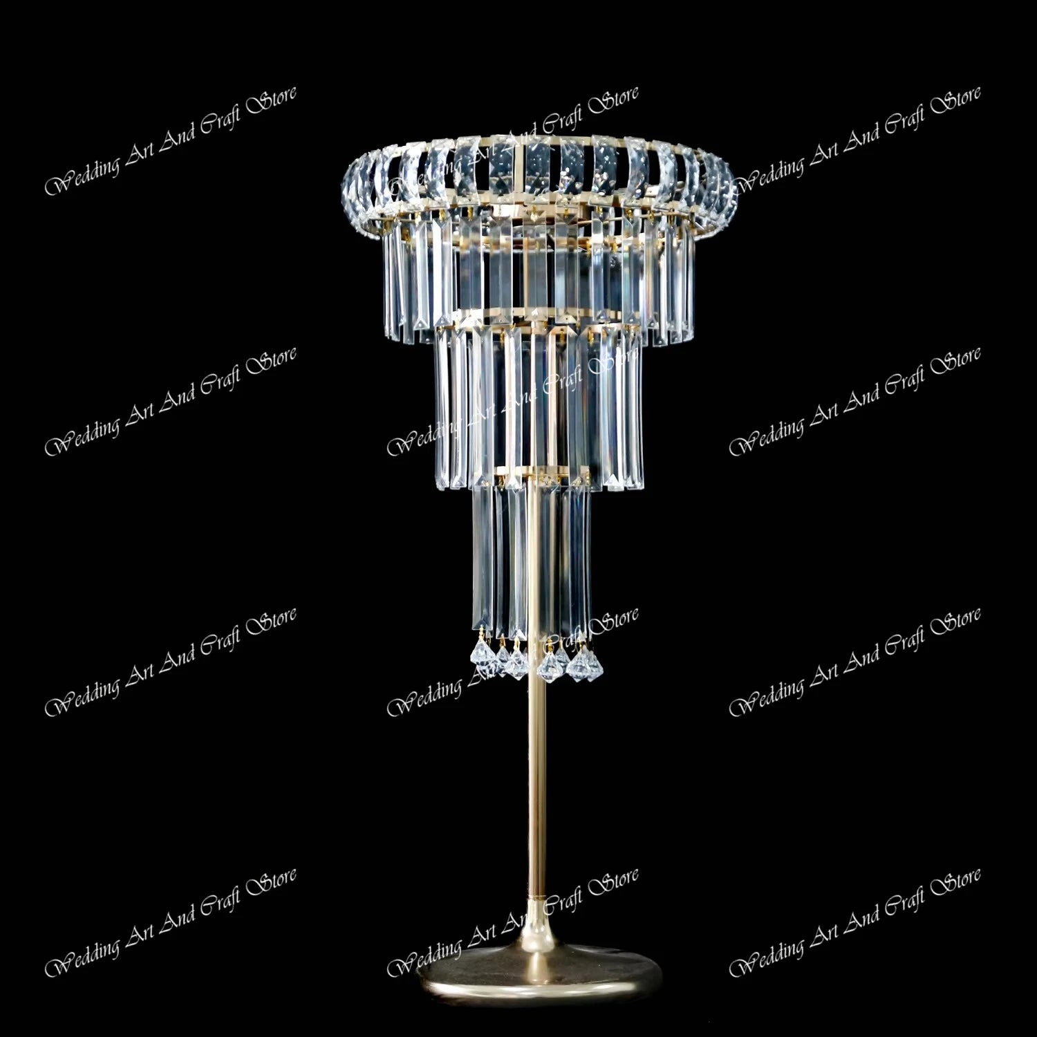 8pcs Acrylic Crystal LED Centerpieces for Wedding, Flower Stand, Light-up Table, Light-up Table, Wedding Event, 1691