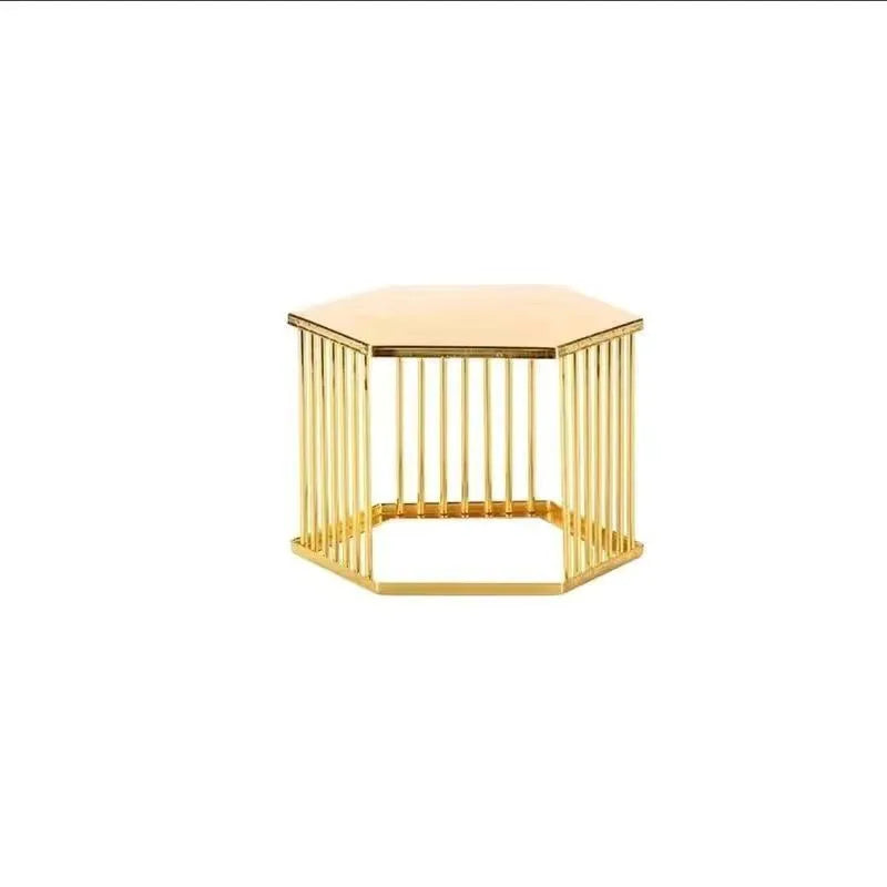 Golden Cylinder Metal Buffet Fruit Cold Dish Stand Dessert Display Shelf Dim Sum Frame Cake Rack Wedding Birthday Party Decor