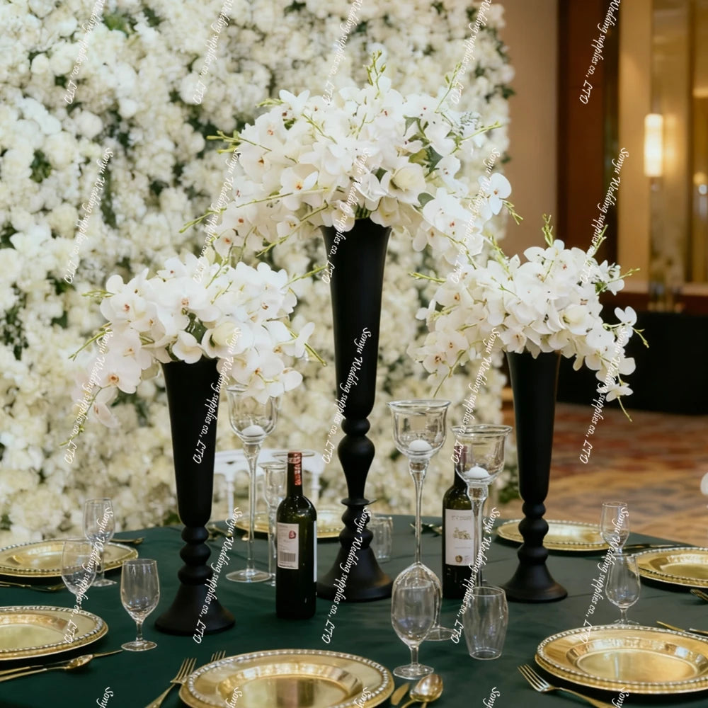 10pcs)40-100cm)f30 Black Wedding Aisle Candelabra Wedding Centerpieces Stand for Wedding Event Party Background Decoration