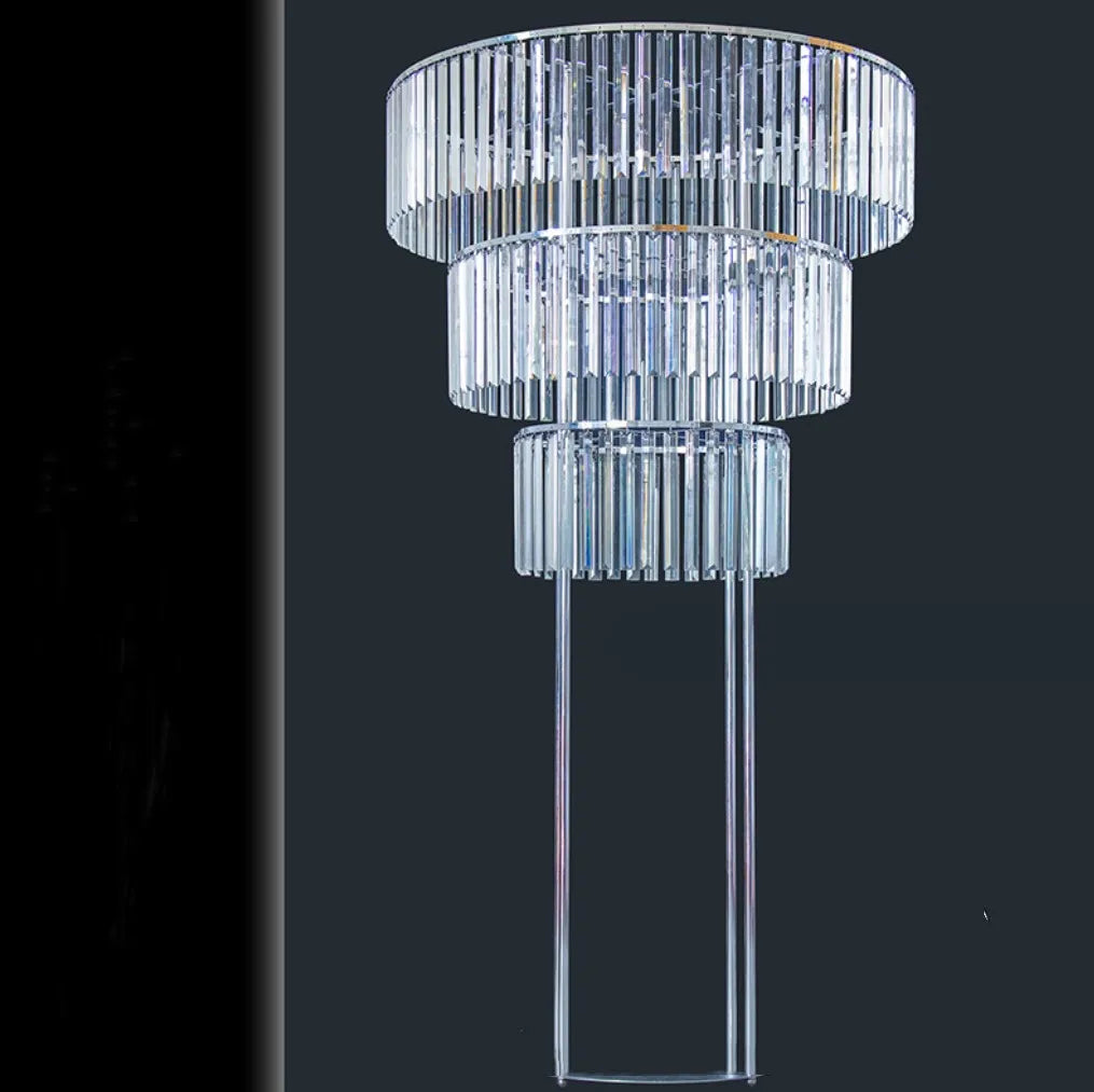 8pcs Acrylic Crystal LED Centerpieces for Wedding, Flower Stand, Light-up Table, Light-up Table, Wedding Event, 1691