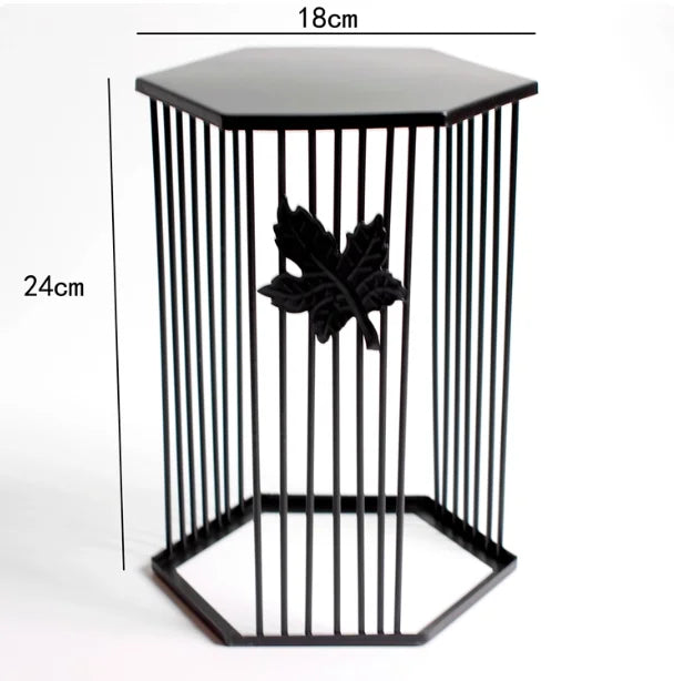 Golden Cylinder Metal Buffet Fruit Cold Dish Stand Dessert Display Shelf Dim Sum Frame Cake Rack Wedding Birthday Party Decor