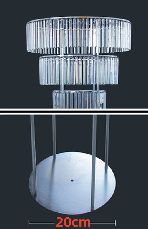 8pcs Acrylic Crystal LED Centerpieces for Wedding, Flower Stand, Light-up Table, Light-up Table, Wedding Event, 1691