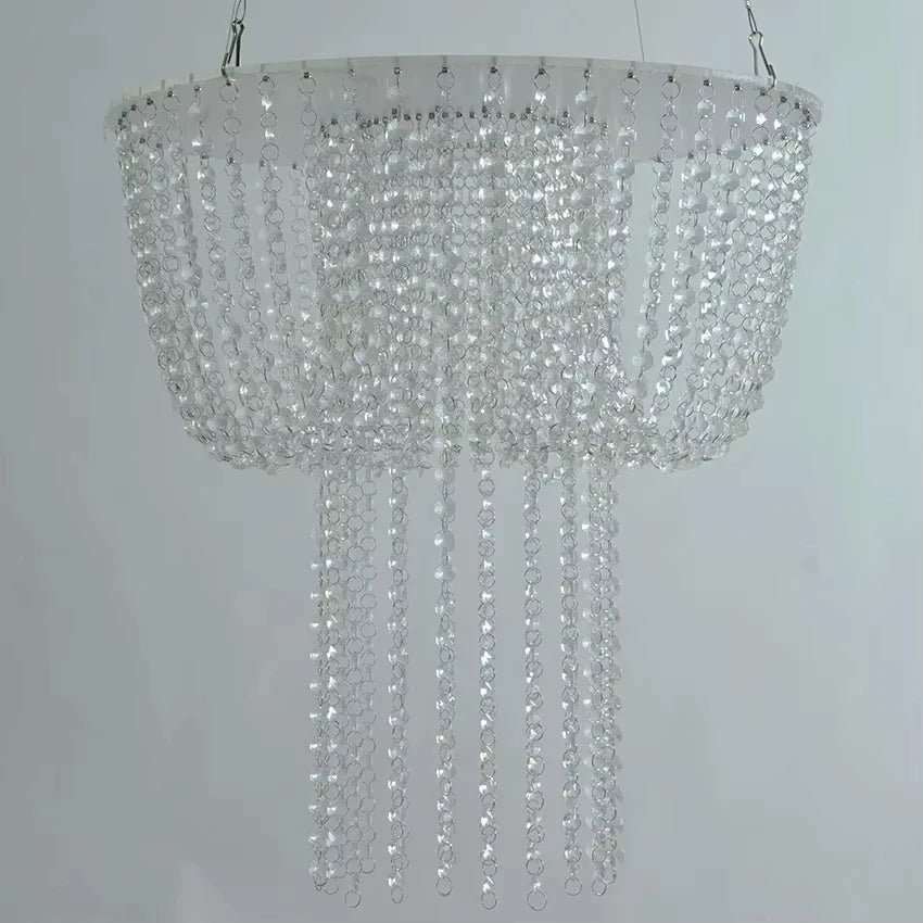 Wedding Birthday Cake Stand Centerpiece - Crescent Shape Party Decoration for Mother's Day, Family Celebration, Elegant Design