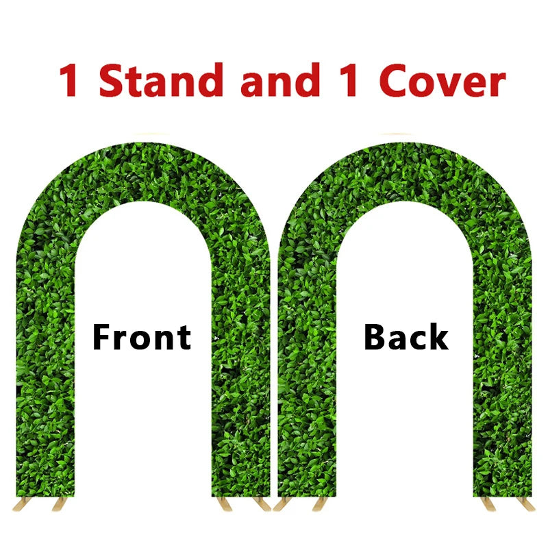 Open Arch Backdrop Frames, Double Arch Frames, Customizable Covers for Weddings, Birthday Parties, Baby Showers, Photo Booths