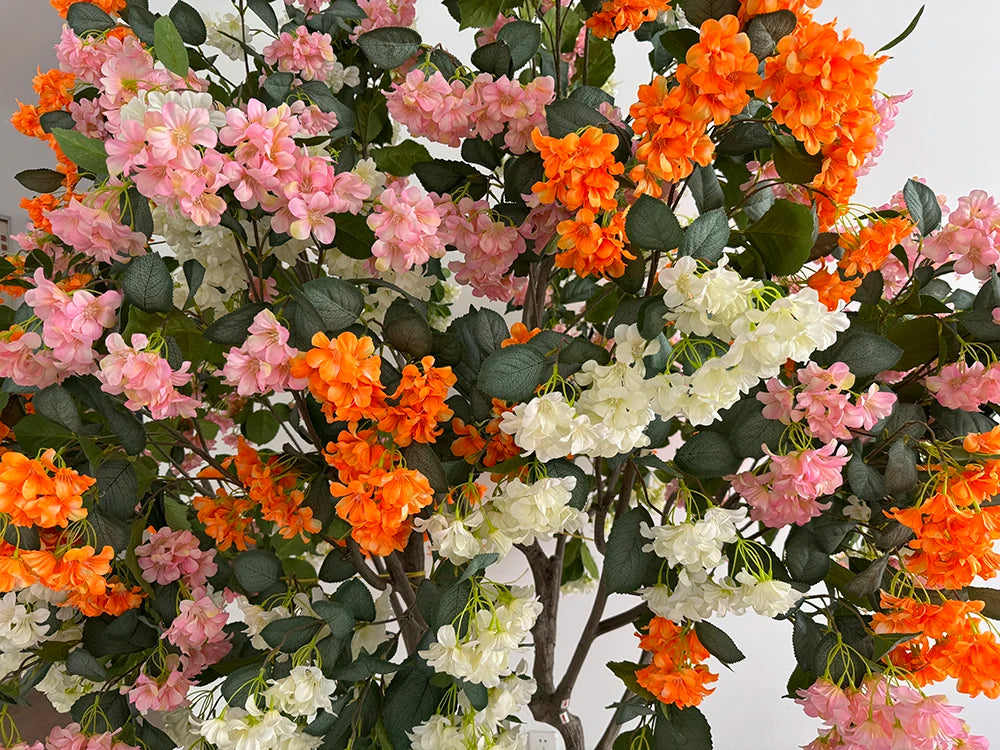 Cherry Blossom Trees Wedding Table Tree Centerpieces Artificial Bougainvillea Tree For Decoration