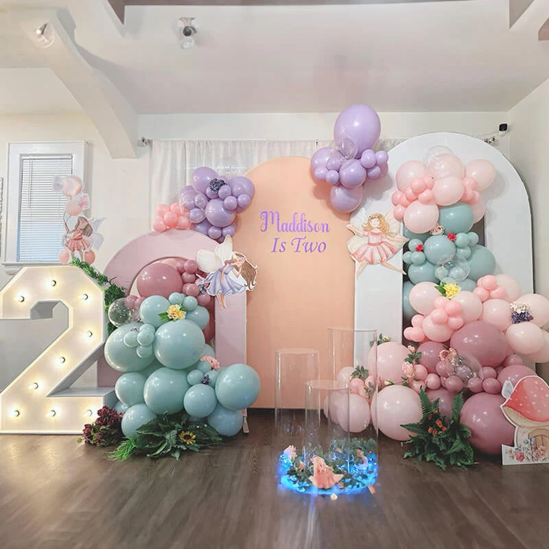 Open Arch Backdrop Frames, Double Arch Frames, Customizable Covers for Weddings, Birthday Parties, Baby Showers, Photo Booths