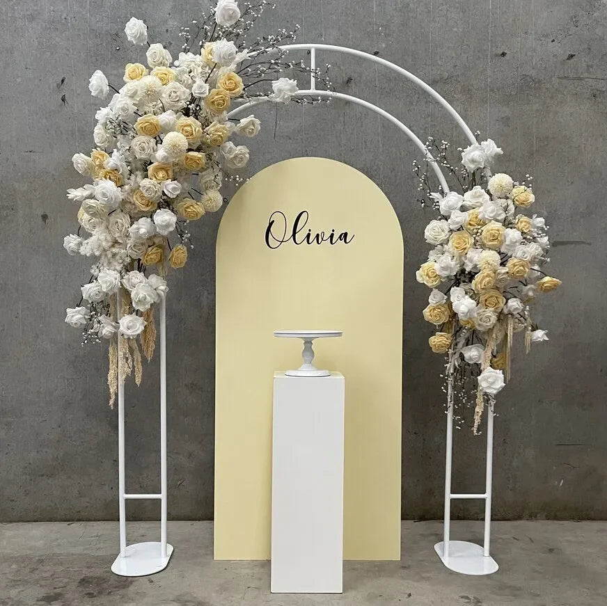 Custom Metal Stage Party Arch Backdrop Frames Stand For Wedding Backdrop