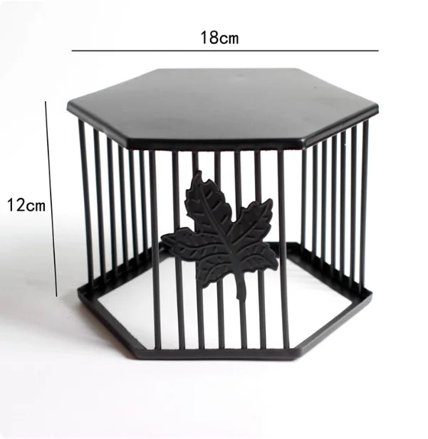 Golden Cylinder Metal Buffet Fruit Cold Dish Stand Dessert Display Shelf Dim Sum Frame Cake Rack Wedding Birthday Party Decor