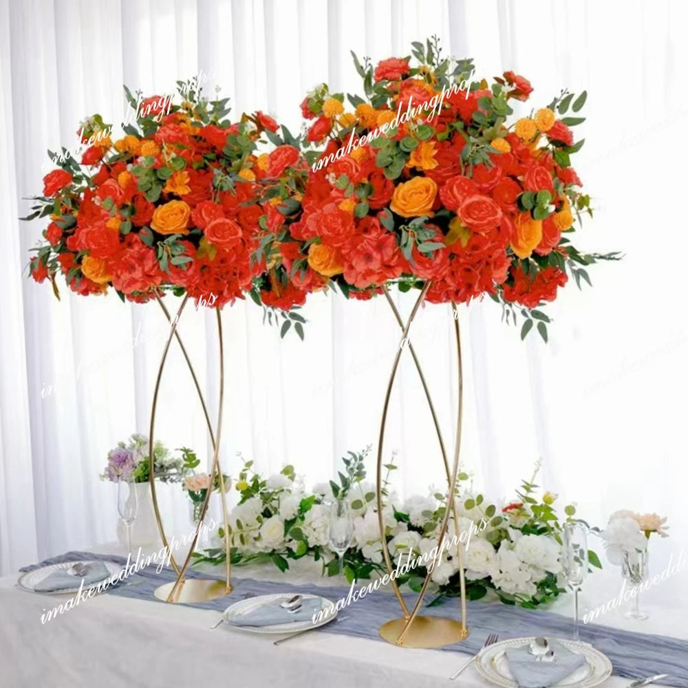 10pcs)50cm-100cm) Table Top Chandelier Centerpieces metal Candle Centerpieces for Wedding Table Decoration and Centerpiece