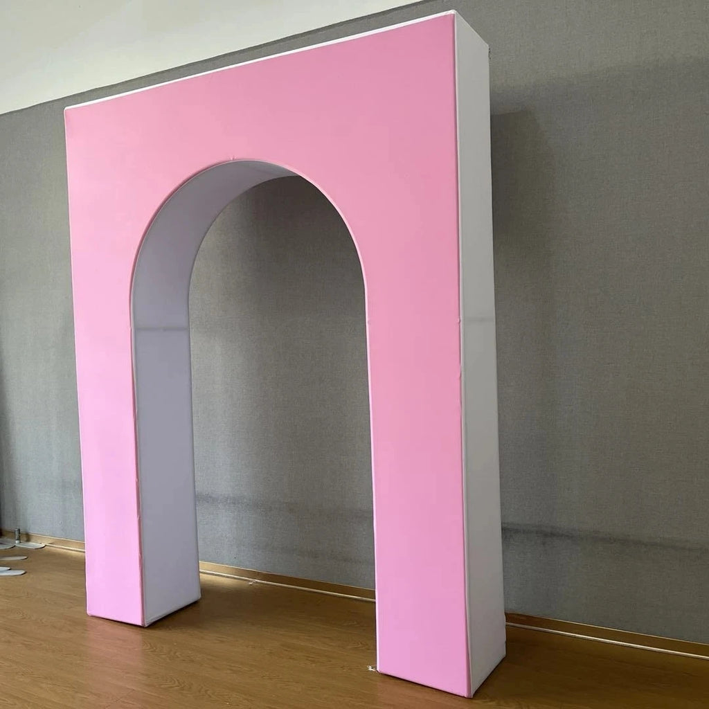 Wedding Arch Backdrop Stand Cover 3D Flower Door Frame Arch for Wedding Birthday Party Photo Booth Custom Cover