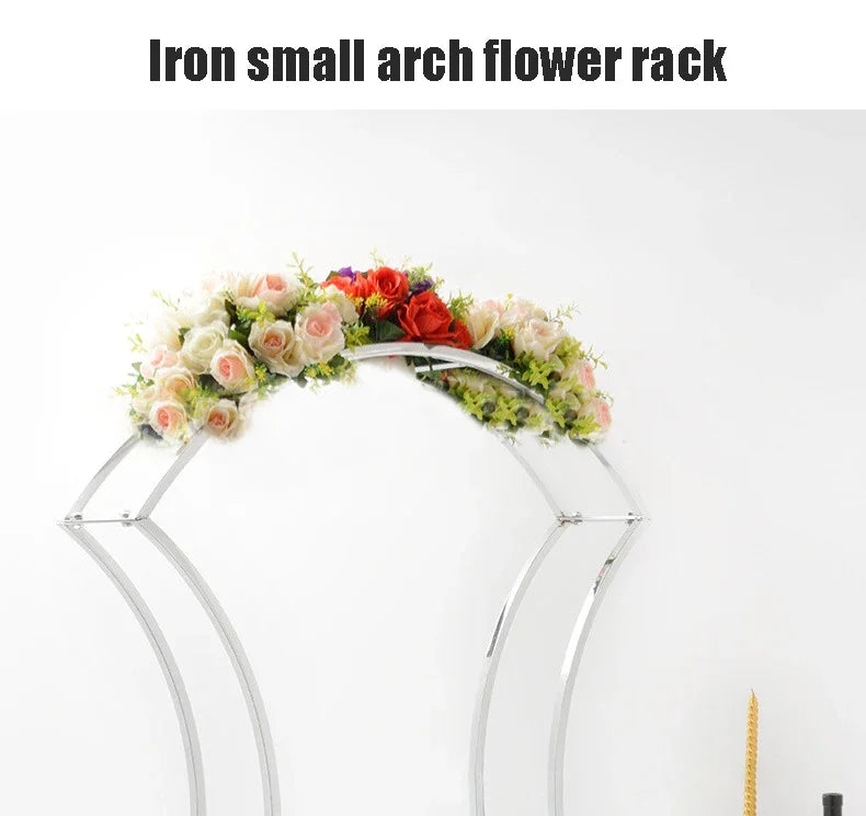 1/2/5pcs For Wedding Party Table Centerpiece  Flower Stand Gold Metal