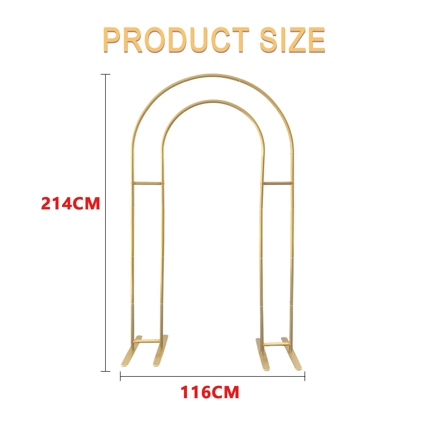 Open Arch Backdrop Frames, Double Arch Frames, Customizable Covers for Weddings, Birthday Parties, Baby Showers, Photo Booths