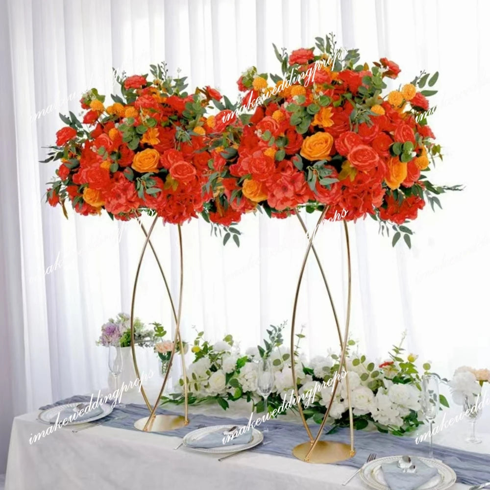 10pcs)50cm-100cm) Table Top Chandelier Centerpieces metal Candle Centerpieces for Wedding Table Decoration and Centerpiece