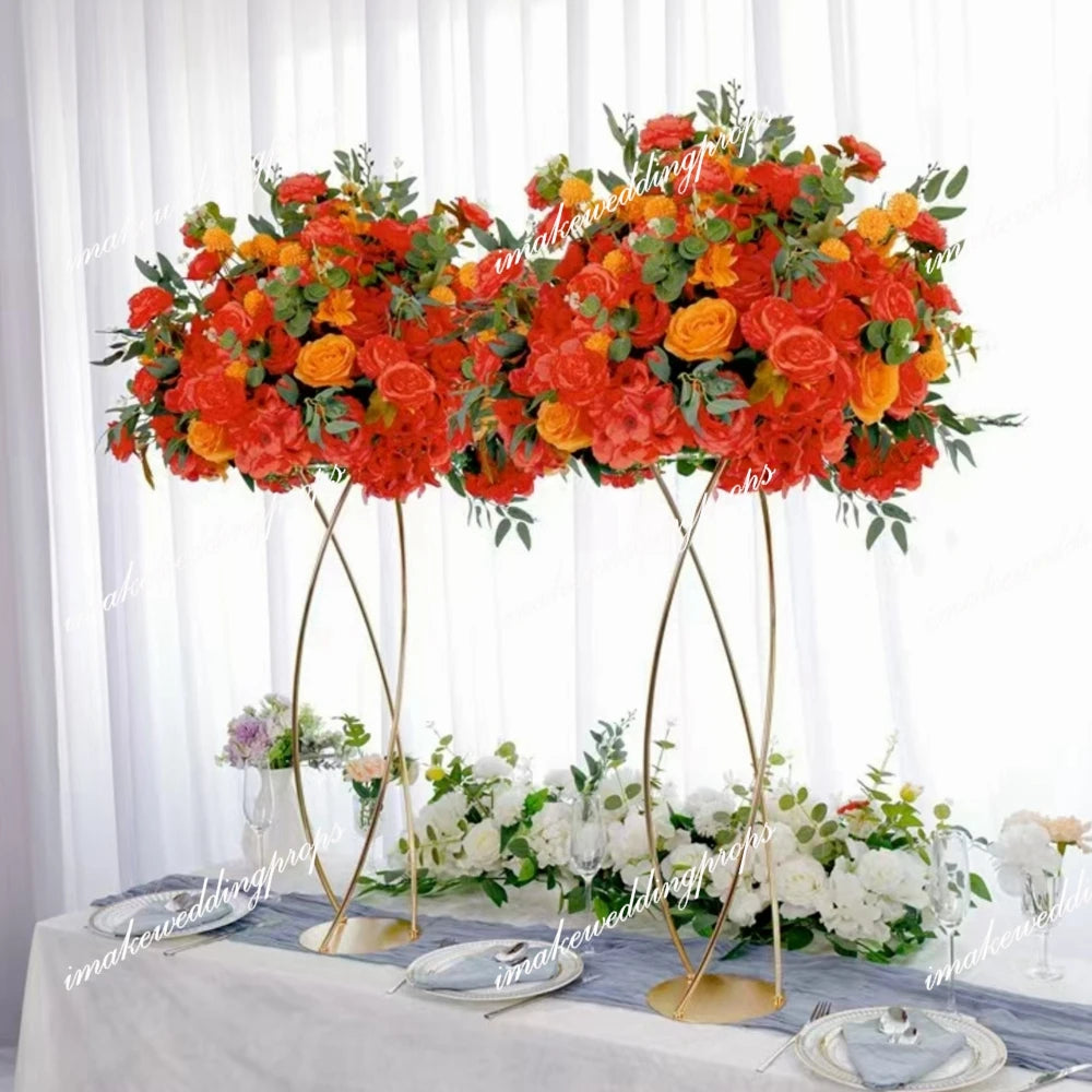 10pcs)50cm-100cm) Table Top Chandelier Centerpieces metal Candle Centerpieces for Wedding Table Decoration and Centerpiece